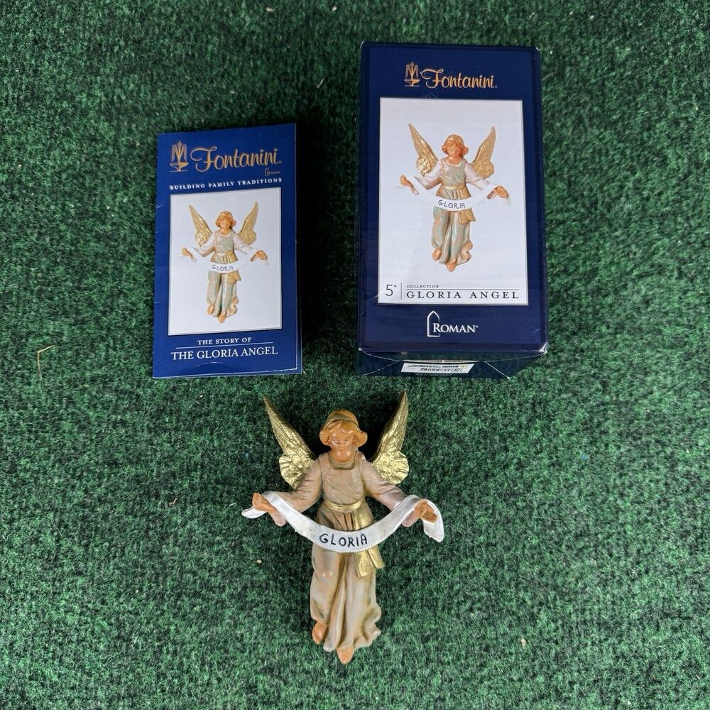 Fontanini Roman Gloria Angel Figure 5" Collection 5 inch Nativity NEW 54060